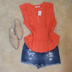 NWT Salmon Colored Cato Shirt